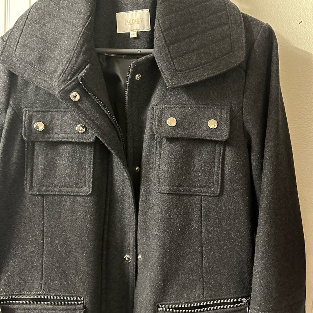 Women’s Faux Wool Trench Coat